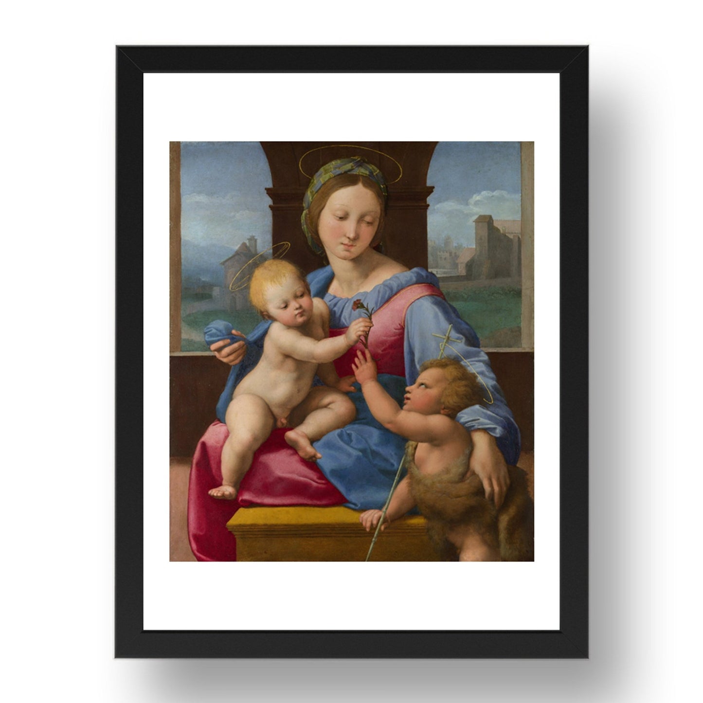 Raphael: The Garvagh Madonna, Poster in 17x13"(A3) Frame