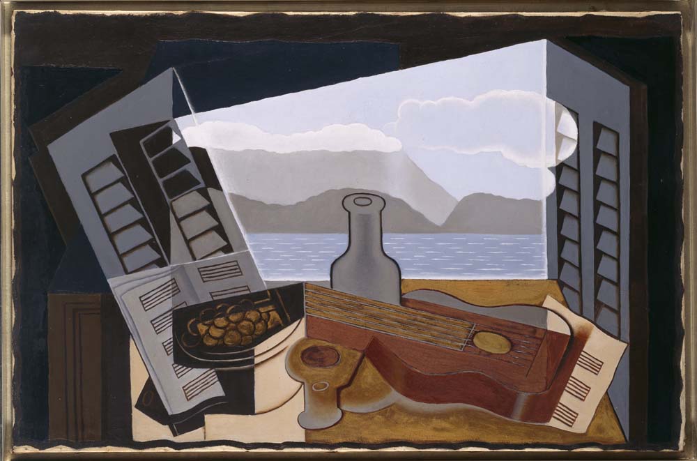 the open window by Juan Gris, 1921, 12x8" (A4) Poster