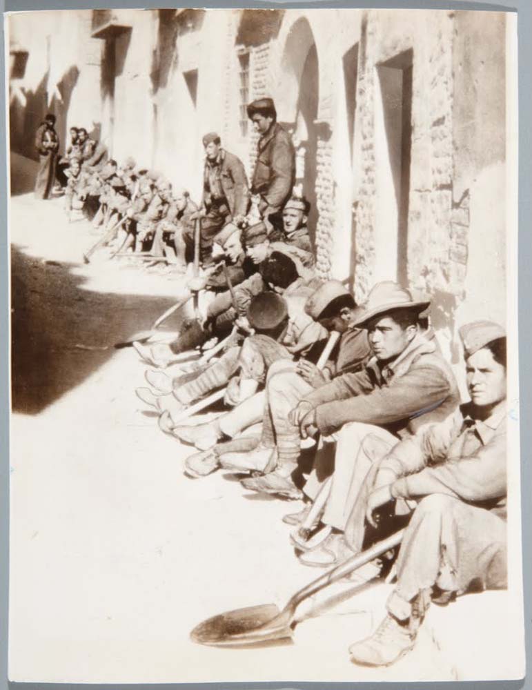 war prisoners seized at aragon front by Unknown, 12x8" (A4) Poster
