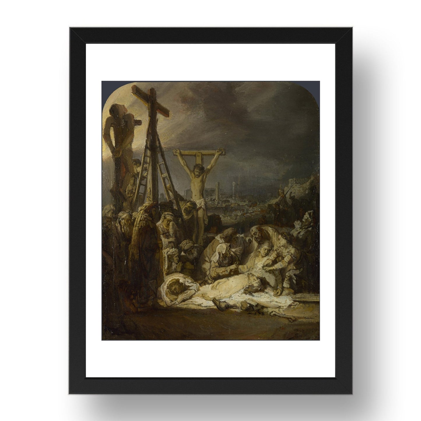 Rembrandt: The Lamentation over the Dead Christ, Poster in 17x13"(A3) Frame