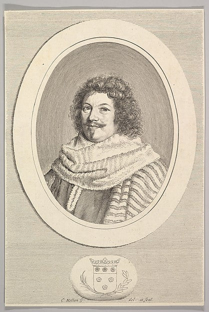 René de Longueil marquis de Maisons-Claude Mellan , vintage art, A3 (16x12") Poster Print