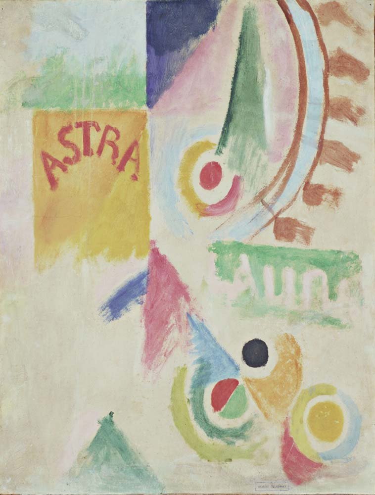 Robert Delaunay - Football. L'Equipe de Cardiff, vintage art, modern poster print