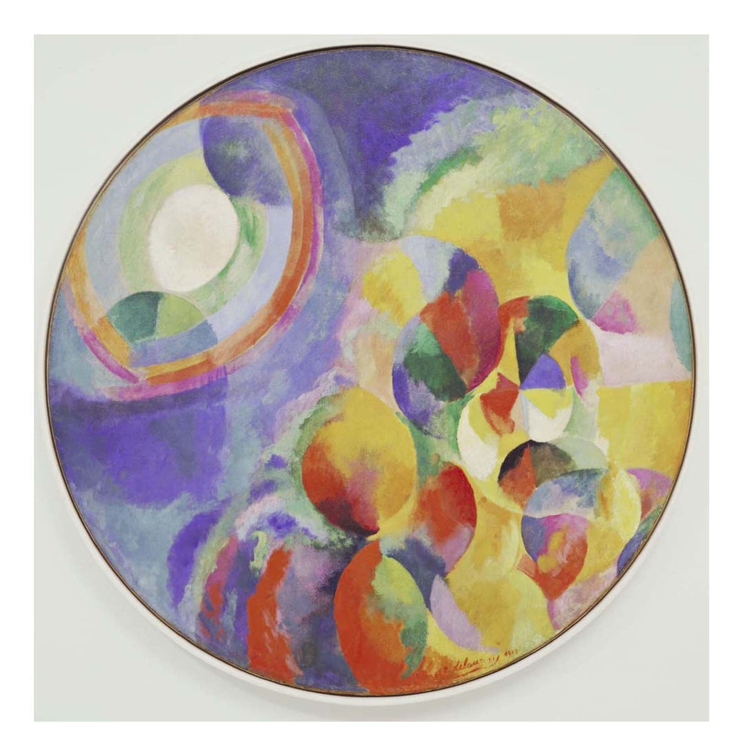Robert Delaunay - Simultaneous Contrasts Sun and Moon, 16x12" (A3) Poster Print