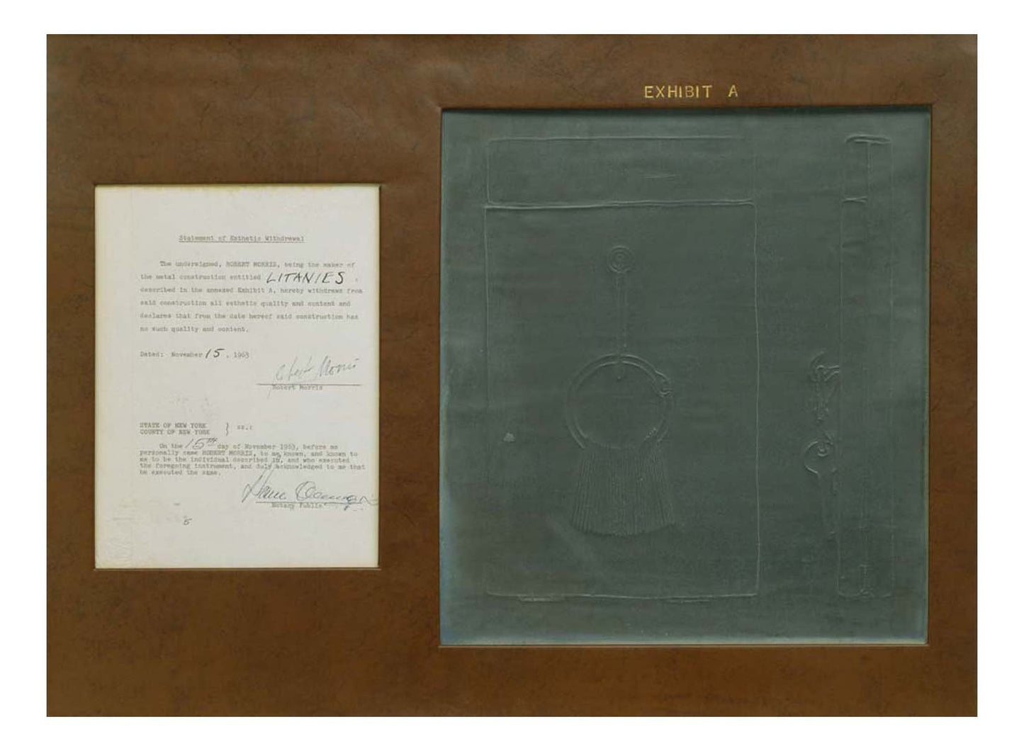 Robert Morris - Document, 16x12" (A3) Poster Print