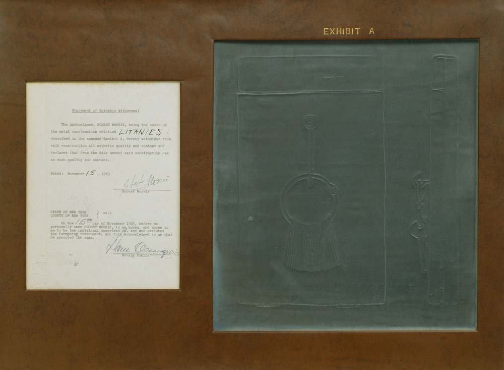 Robert Morris - Document, vintage art, modern poster print