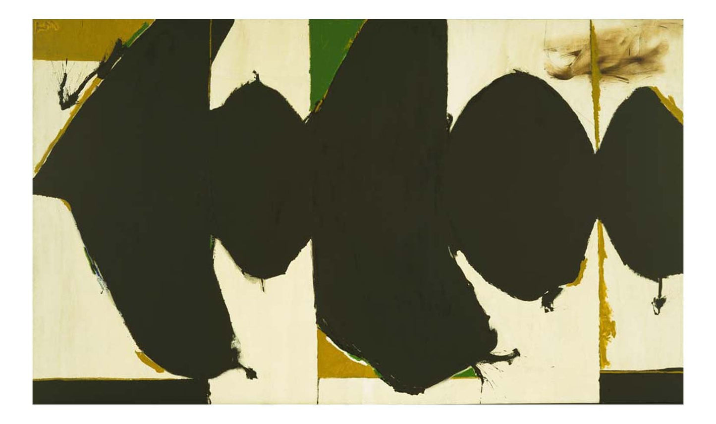 Robert Motherwell - Elegy to the Spanish Republic, 108, 16x12" (A3) Poster Print