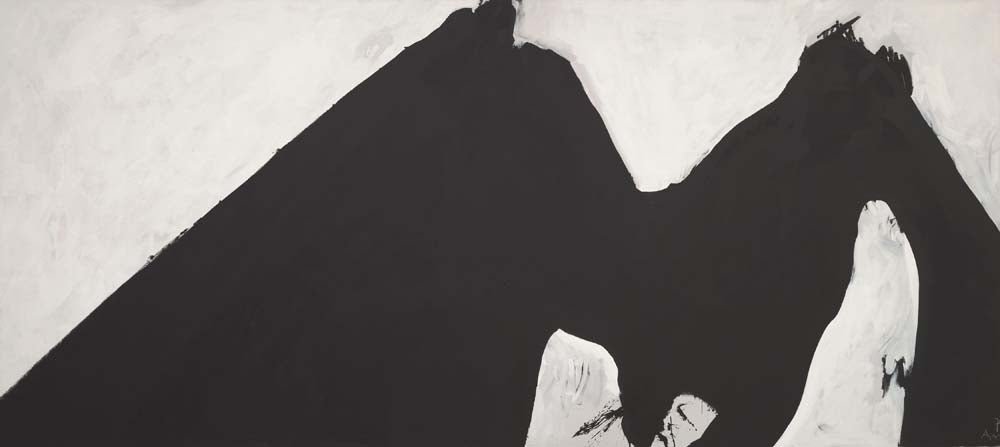 Robert Motherwell - In Black and White No. 2, vintage art, modern poster print