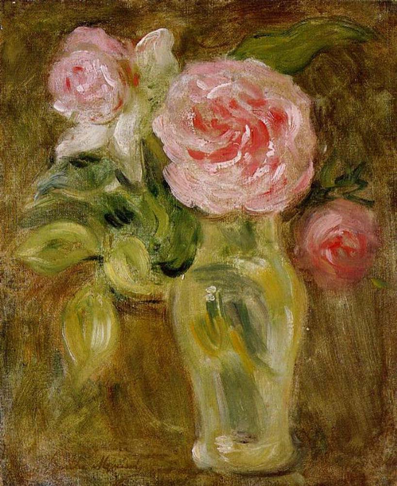 Roses - 1894 by Berthe Morisot, vintage art, modern poster print