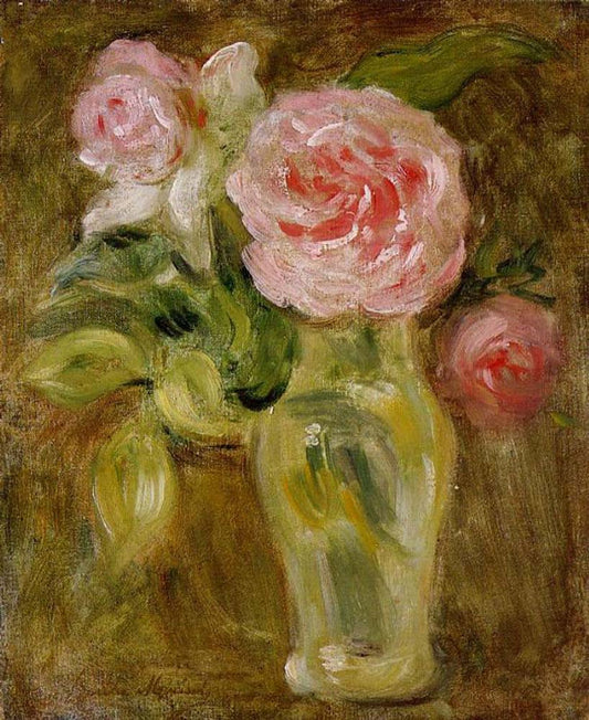 Roses - 1894 by Berthe Morisot, vintage art, modern poster print