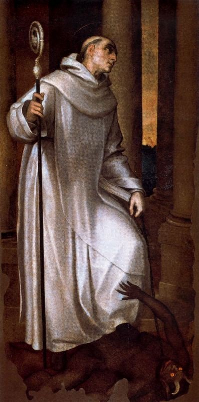 Saint Bernard, vintage artwork by Marcello Venusti, A3 (16x12") Poster Print