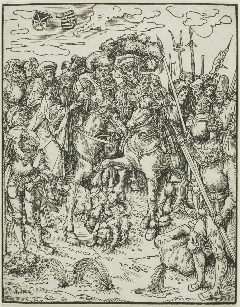 Saint Paul, from The Martyrdom of the Apostles by Lucas Cranach the Elder, 23x16"( A2 size) Poster Print