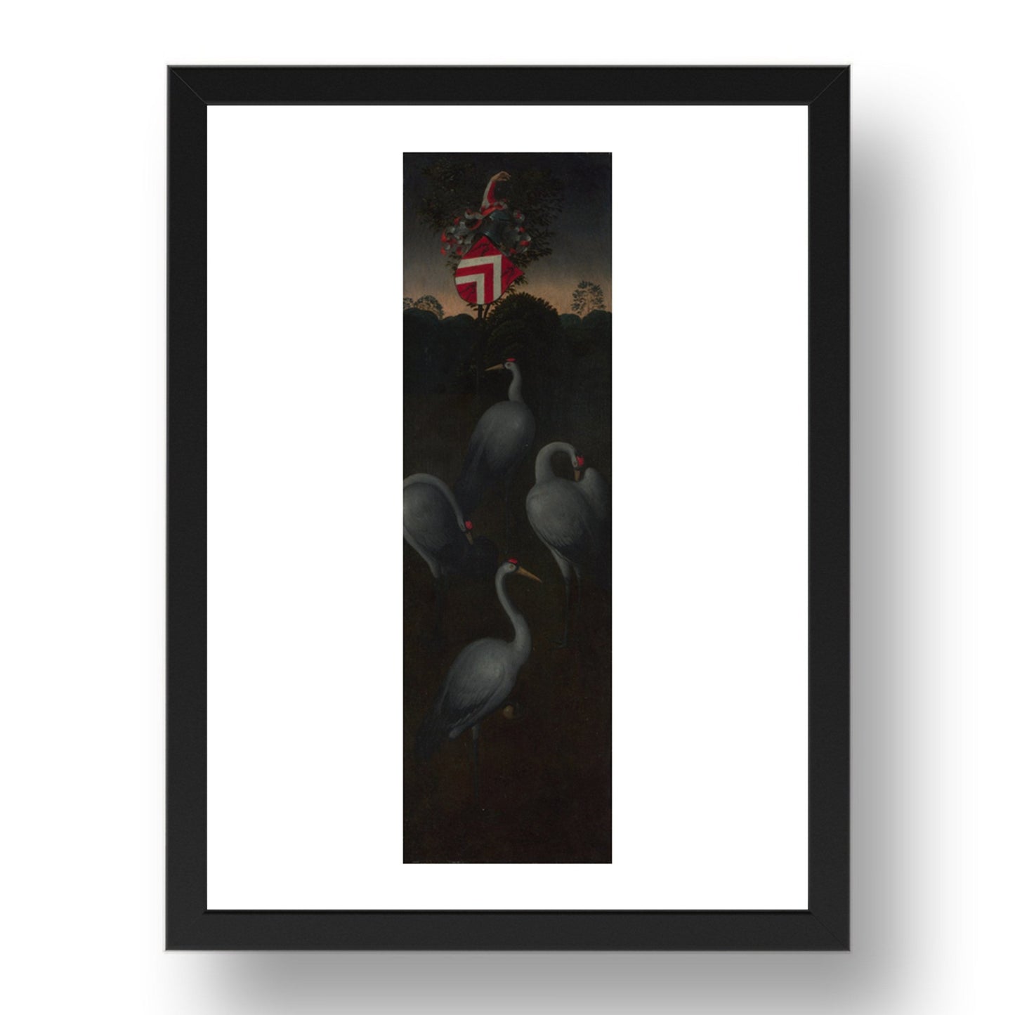 Saints John the Baptist and Lawrence: Hans Memling (1), Poster in 17x13"(A3) Frame