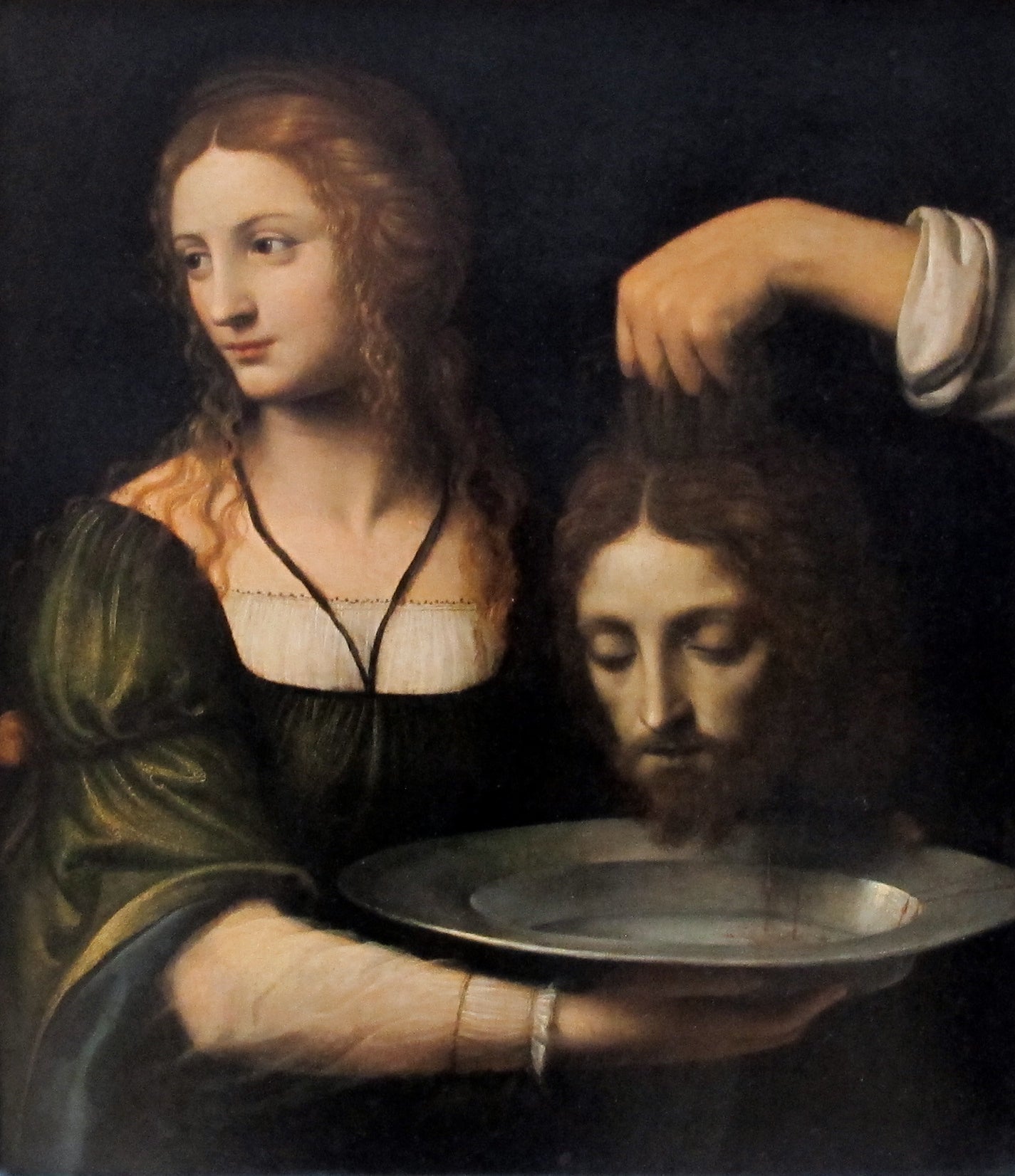 Salome Receiving the Head of John the Baptist, vintage artwork by Bernardino Luini, A3 (16x12") Poster Print