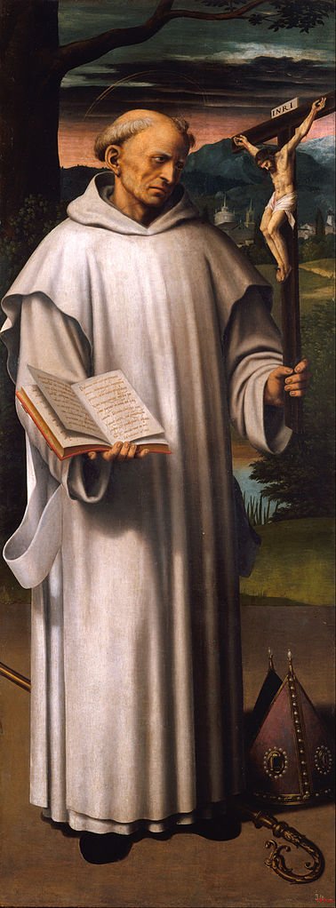 San Bruno, vintage artwork by Joan de Joanes, A3 (16x12") Poster Print