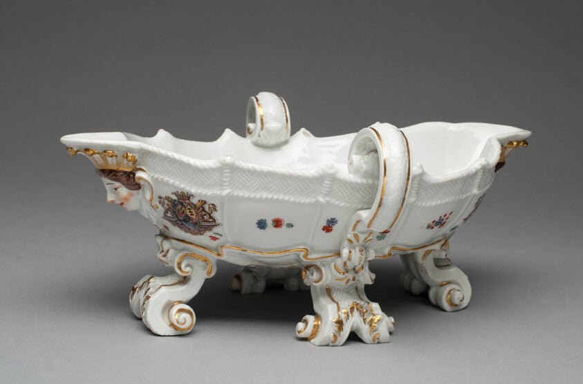 Sauceboat from the Sulkowsky Service by Meissen Porcelain Manufactory, 23x16"( A2 size) Poster Print