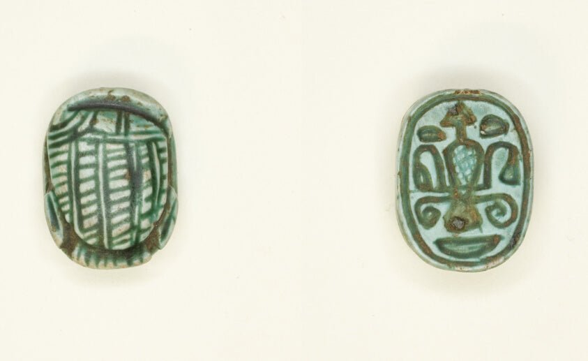 Scaraboid by Duck with Head lying on its Side by Egyptian, 23x16"( A2 size) Poster Print