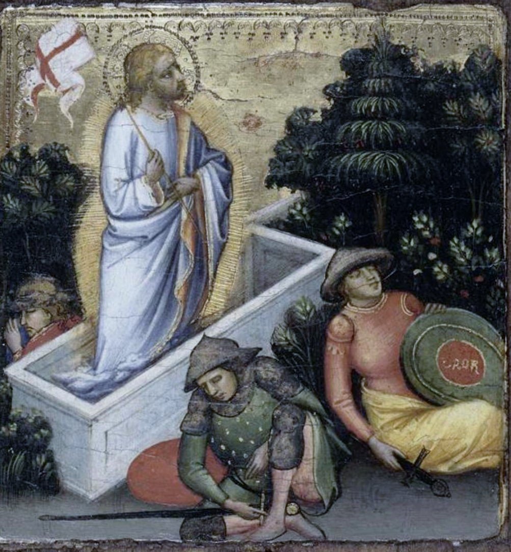 Scenes from the Life of Christ: Resurrection, vintage artwork by Mariotto di Nardo, A3 (16x12") Poster Print