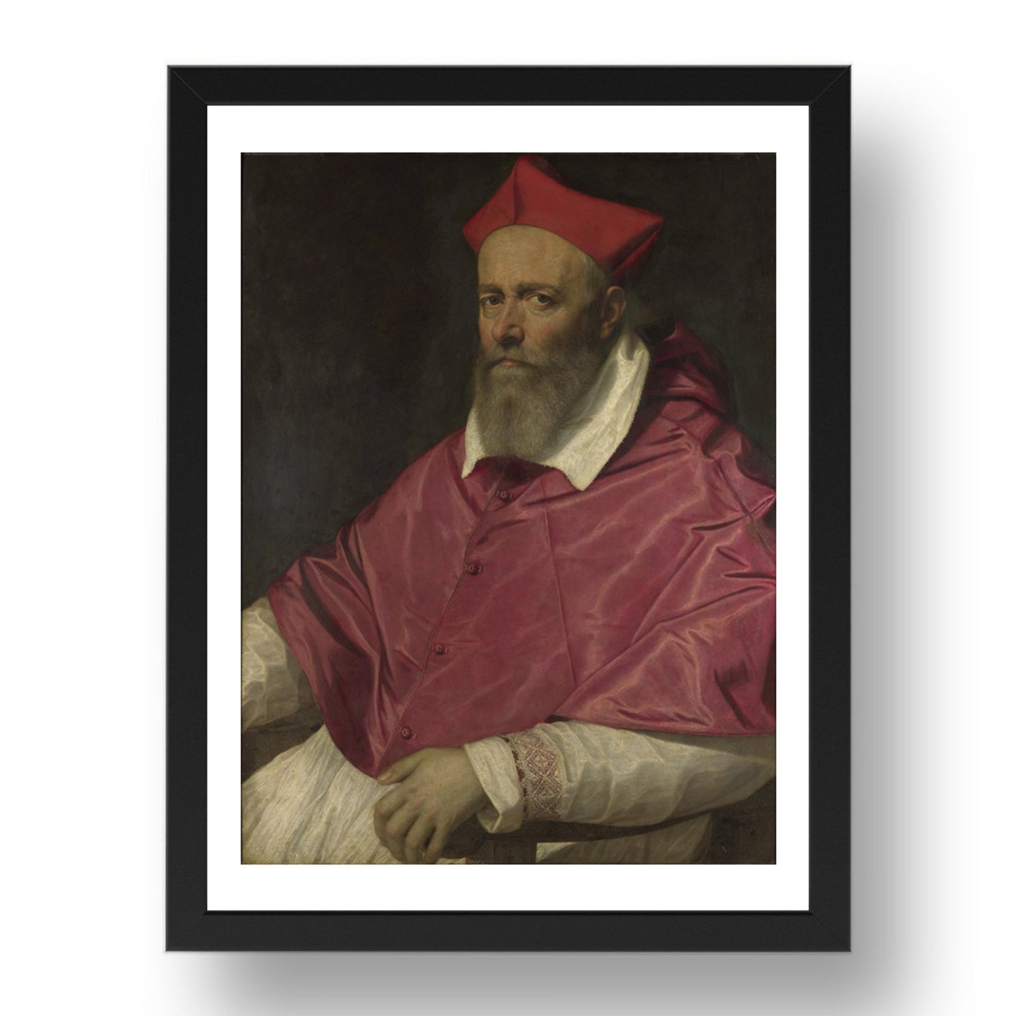 Scipione Pulzone: Portrait of a Cardinal, Poster in 17x13"(A3) Frame