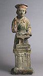 Sculpture of Saint Eloi Working on an Anvil in the Style of th, Poster Print Wall Art