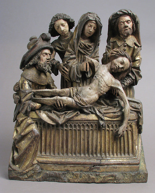 :The Entombment of Christ with the Virgin Mary Saint John Ni-16x12"(A3) Poster
