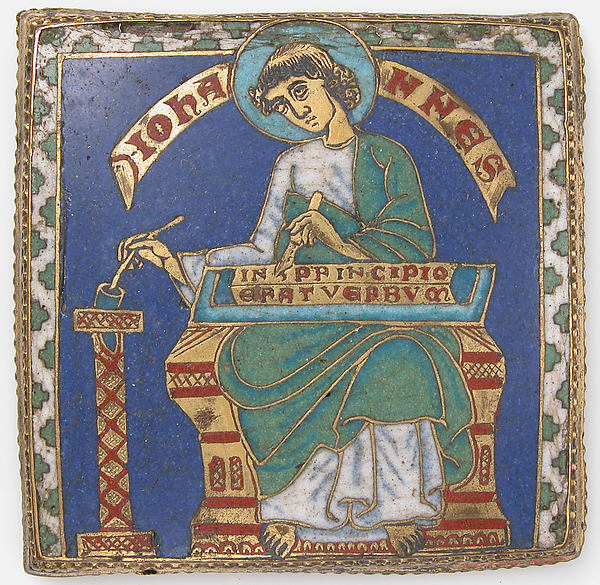 :Plaque with Saint John the Evangelist c1175–1200-16x12"(A3) Poster