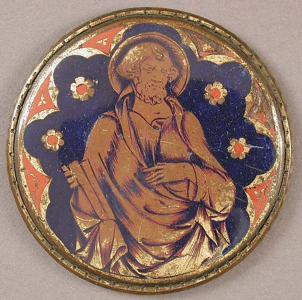 :Medallion with Saint Peter c1320–40-16x12"(A3) Poster