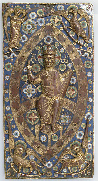 :Book Cover Plaque with Christ in Majesty c1185–1210-16x12"(A3) Poster