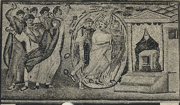 :Stoning of Moses Joshua and Caleb early 20th century -16x12"(A3) Poster