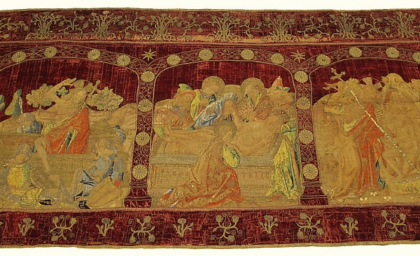 :Textile Altar Frontal c1500-16x12"(A3) Poster