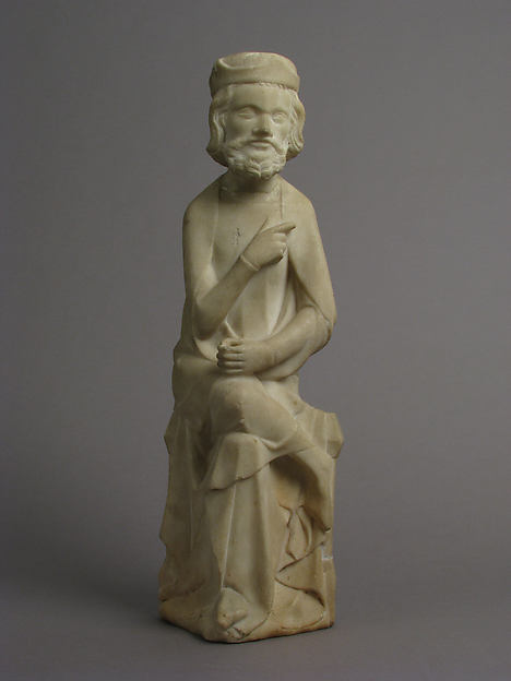 :Seated King Probably Herod c1300–1350-16x12"(A3) Poster