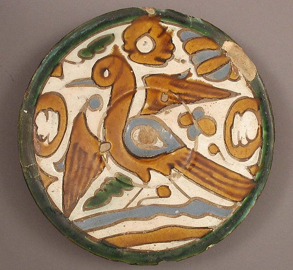 :Plate with Water Bird late 1400s or early 1500s-16x12"(A3) Poster