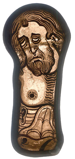 :Stained Glass Fragment 1200–1215-16x12"(A3) Poster