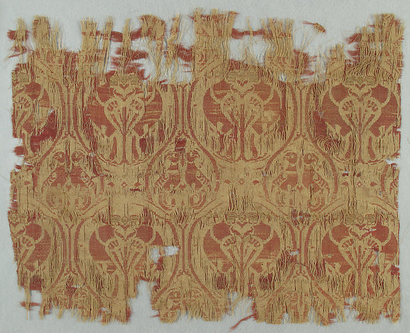 :Textile with Brocade c1200-16x12"(A3) Poster