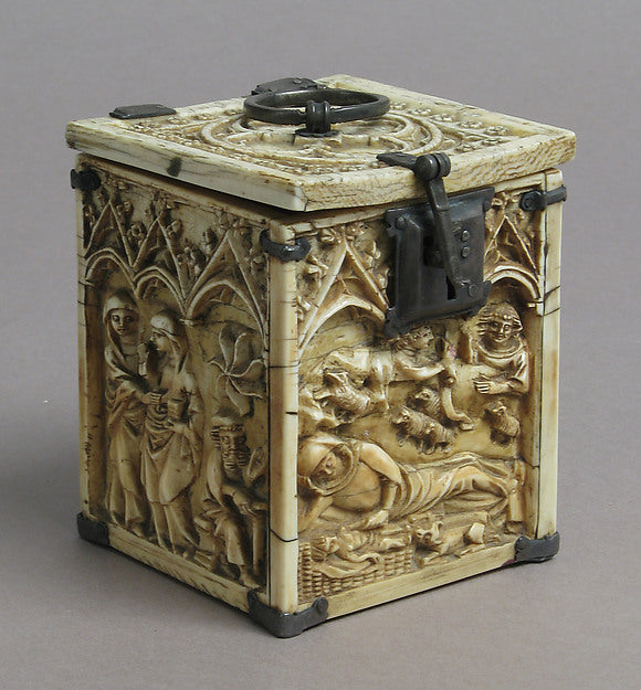 :Box with Scenes from the Infancy of Christ 14th century-16x12"(A3) Poster