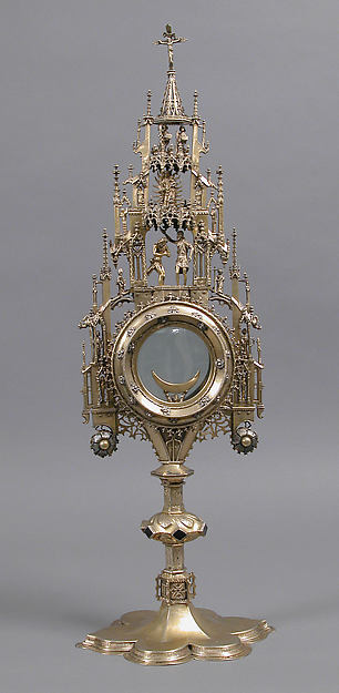 :Monstrance about 1450-16x12"(A3) Poster