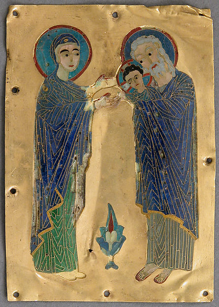 :Plaque with Presentation in the Temple late 19th–early 20th-16x12"(A3) Poster