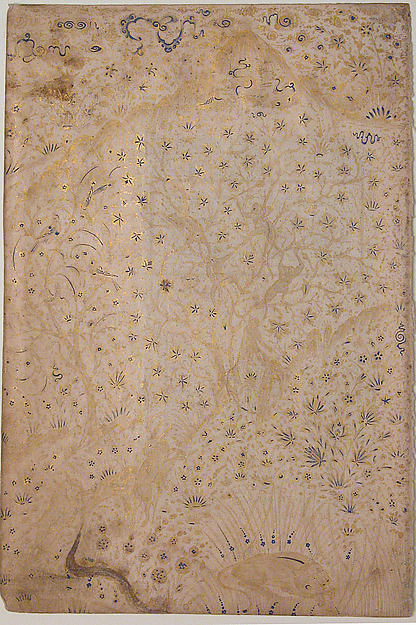 :Illuminated Leaf 16th century-16x12"(A3) Poster