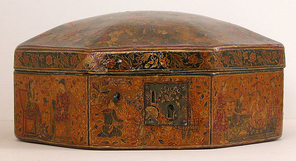 :Box with Scenes of an Emperor Receiving Gifts early to mid--16x12"(A3) Poster