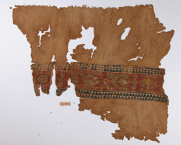 :Fragment of a Tunic 6th–7th century-16x12"(A3) Poster