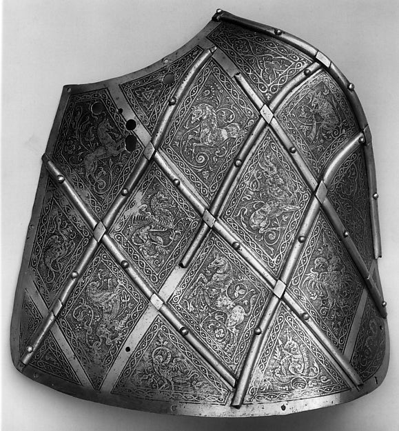 Trellised Targe for the Tilt c1550–60, Poster Print Wall Art