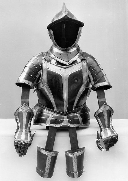 Elements of a Half Armor 16th cent and later, Poster Print Wall Art