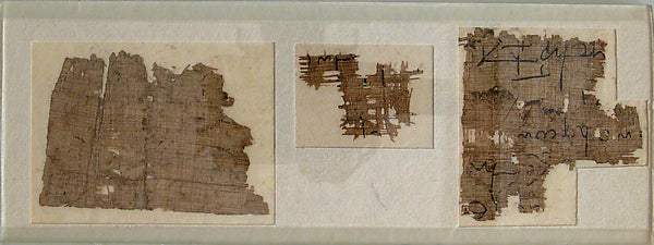 :Papyrus fragment A.D. 6th century or later-16x12"(A3) Poster