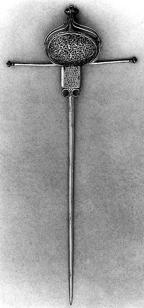 Parrying Dagger with Scabbard c1650–75, Poster Print Wall Art