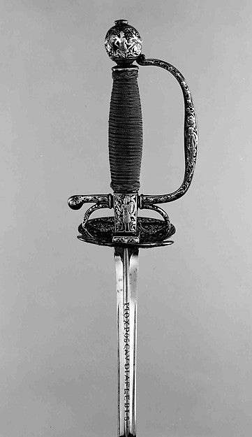 Smallsword c1700–20, Poster Print Wall Art