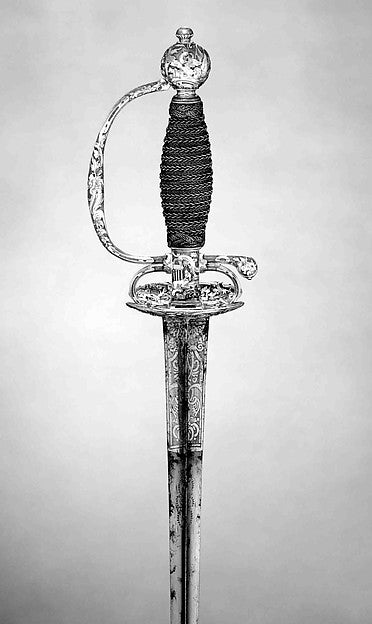 Smallsword hallmarked for 1755–56, Poster Print Wall Art