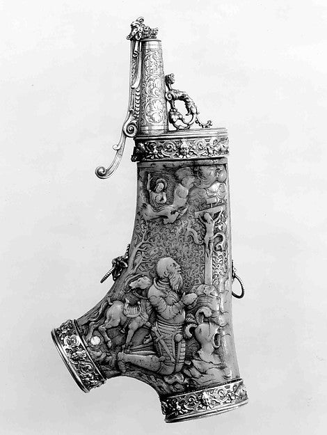 Powder Flask c1610, Poster Print Wall Art