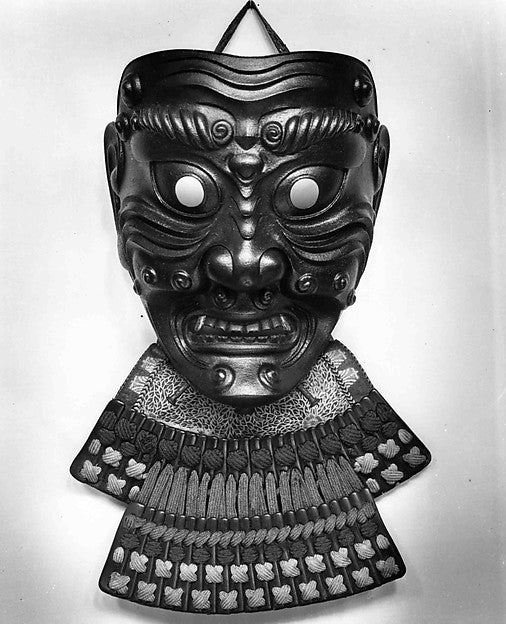 Mask with Neck Guard 18th cent, Poster Print Wall Art