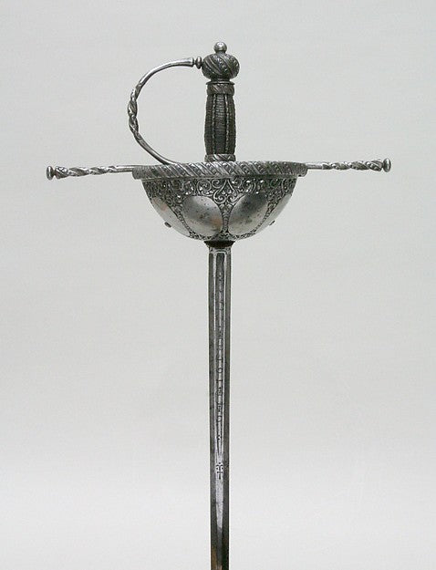 Cup-Hilted Rapier c1670 Francesco Maria Rivolta, Poster Print Wall Art