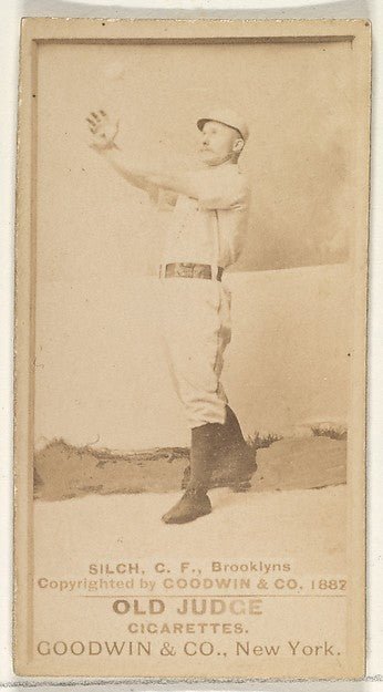 :Silch Center Field Brooklyn Bridegrooms from the Old Judge-16x12"(A3) Poster