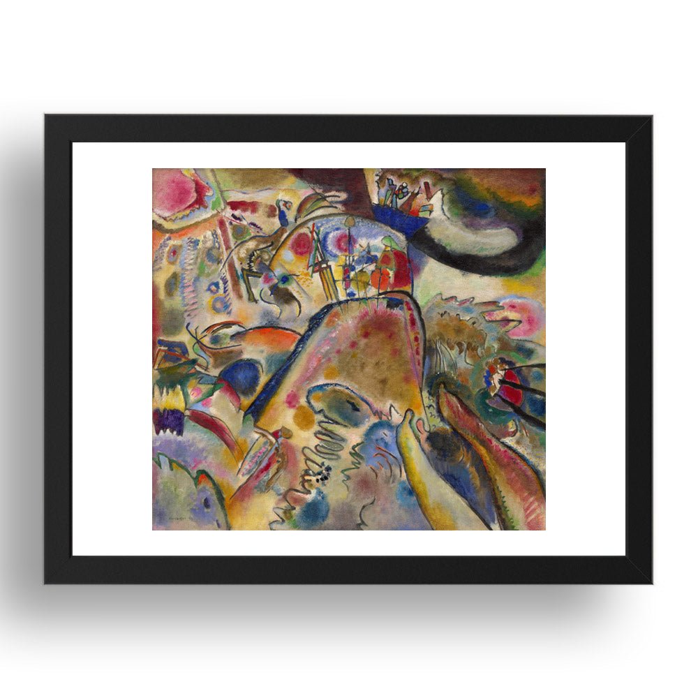 SMALL PLEASURES by Wassily Kandinsky, 17x13" Frame